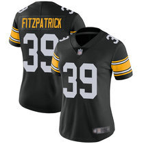 Women's Nike Pittsburgh Steelers #39 Minkah Fitzpatrick Black New Vapor Untouchable Authentic stitched NFL jersey