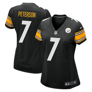 Women's Nike Pittsburgh Steelers #7 Patrick Peterson Black Vapor Untouchable Authentic Stitched NFL Jersey