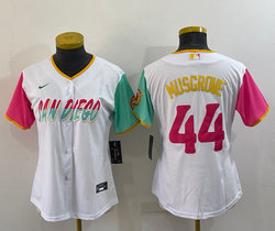 Women's Nike San Diego Padres #44 Joe Musgrove White 2022 City Game Authentic Stitched MLB Jersey
