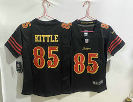 Women's Nike San Francisco 49ers #85 George Kittle Rivalries Stitched Football Jersey