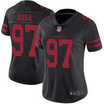 Women's Nike San Francisco 49ers #97 Nick Bosa Black Vapor Untouchable 2019 NFL Draft First Round Pick Authentic Stitched NFL Jersey