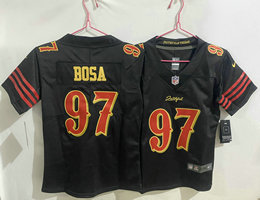 Women's Nike San Francisco 49ers #97 Nick Bosa Rivalries Stitched Football Jersey