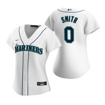Women's Nike Seattle Mariners #0 Mallex Smith White Game Authentic Stitched MLB jersey