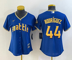 Women's Nike Seattle Mariners #44 Julio Rodriguez 2023 City Authentic Stitched MLB jersey