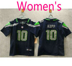 Women's Nike Seattle Seahawks #10 Cooper Kupp Blue NFL Jersey