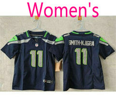 Women's Nike Seattle Seahawks #11 Jaxon Smith-Njigba Blue NFL Jersey