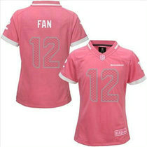 Women's Nike Seattle Seahawks Fan 2015 Pink Authentic Stitched NFL jersey