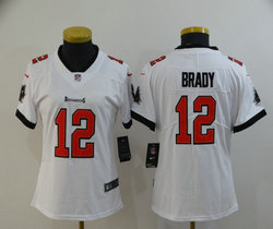 Women's Nike Tampa Bay Buccaneers #12 Tom Brady White 2020 Vapor Untouchable Authentic Stitched NFL Jersey