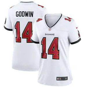 Women's Nike Tampa Bay Buccaneers #14 Chris Godwin White Vapor Untouchable Authentic Stitched NFL Jersey.webp