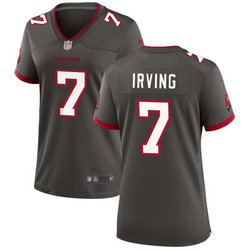Women's Nike Tampa Bay Buccaneers #7 Bucky Irving Gray Vapor Untouchable NFL Jersey