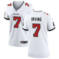 Women's Nike Tampa Bay Buccaneers #7 Bucky Irving White Vapor Untouchable NFL Jersey