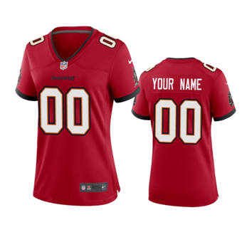 Women's Nike Tampa Bay Buccaneers Customized Red Vapor Untouchable Authentic Stitched NFL Jerseys