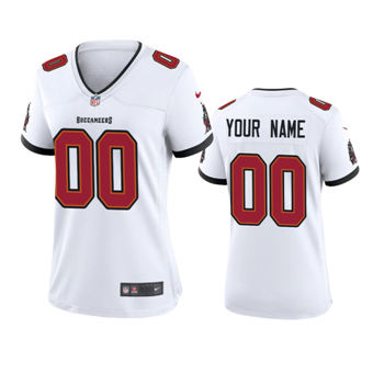 Women's Nike Tampa Bay Buccaneers Customized White Vapor Untouchable Authentic Stitched NFL Jerseys
