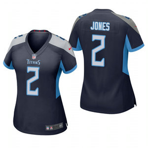 Women's Nike Tennessee Titans #2 Julio Jones Navy Vapor Untouchable Authentic Stitched NFL Jerseys