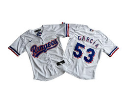 Women's Nike Texas Rangers #53 Adolis Garcia White Limited MLB Jersey