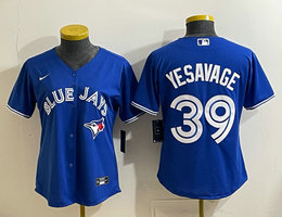 Women's Nike Toronto Blue Jays #39 Trey Yesavage Blue Jersey