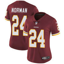 Women's Nike Washington Redskins #24 Josh Norman Red Vapor Untouchable Authentic Stitched NFL Jersey