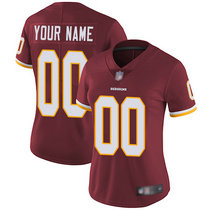 Women's Nike Washington Redskins Customized Red Limited Vapor Untouchable Authentic Stitched NFL Jerseys