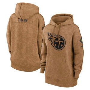 Women's Tennessee Titans 2023 Camo Salute To Service Pullove Hoodie
