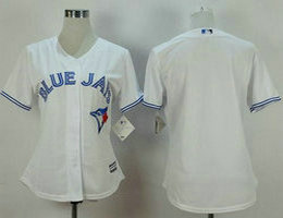 Women's Toronto Blue Jays Blank New Majestic Authentic Stitched MLB Jersey