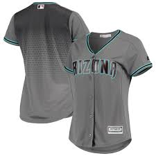 Women's nike Arizona Diamondbacks custom #7 OCHOA Gray color MLB jersey