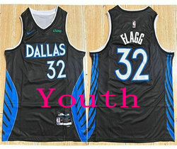 Youth Nike Dallas Mavericks #32 Cooper Flagg 2026 City With Advertising NBA Jersey