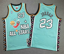 Youth 1996 all star #23 Michael Jordan Green NBA jersey