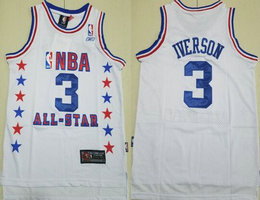 Youth 2003 All Star 76ers #3 Allen Iverson white jersey