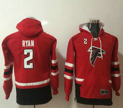 Youth Atlanta Falcons #2 Matt Ryan All Stitched Hooded Sweatshirt