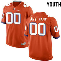 Youth Clemson Tigers Customized College Orange Limited Authentic Stitched NCAA Jersey