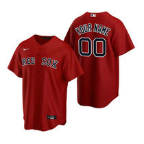 Youth Custom Nike Boston Red Sox Any Name Red Game Authentic stitched MLB jersey