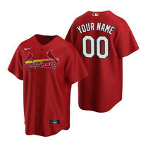 Youth Custom Nike St.Louis Cardinals Red Game Authentic stitched MLB jersey
