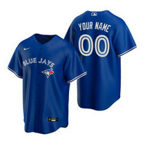 Youth Custom Nike Toronto Blue Jays Blue Game Authentic Stitched MLB Jersey