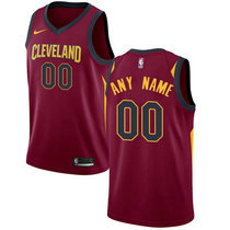 Youth Customized Nike Cleveland Cavaliers Red Authentic Stitched NBA jersey