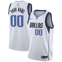 Youth Customized Nike Dallas Mavericks White Authentic Stitched NBA jersey.jpg