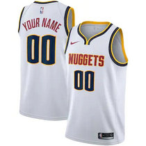 Youth Customized Nike Denver Nuggets White Authentic Stitched NBA jersey.jpg