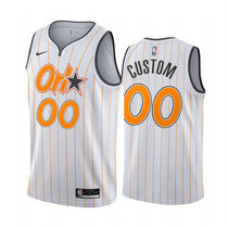 Youth Customized Nike Orlando Magic White 2020-21 City Authentic Stitched NBA jersey