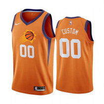 Youth Customized Nike Phoenix Suns Orange Authentic NBA Basketball Jersey