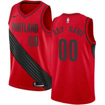 Youth Customized Nike Portland Trail Blazers Red Authentic Stitched NBA jersey