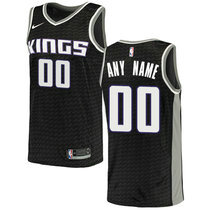 Youth Customized Nike Sacramento Kings Black Authentic Stitched NBA jersey