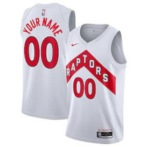 Youth Customized Nike Toronto Raptors White 2020-21 Authentic Stitched NBA jersey.jpg