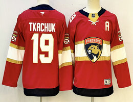 Youth Fanatics Florida Panthers #19 Matthew Tkachuk Red Authentic Stitched NHL jersey