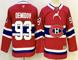 Youth Fanatics Montreal Canadiens #93 Ivan Demidov Red NHL Jersey