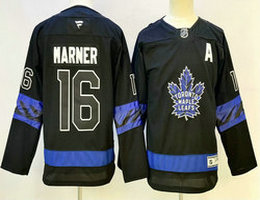 Youth Fanatics Toronto Maple Leafs #16 Mitchell Marner Black Authentic Stitched NHL Jersey