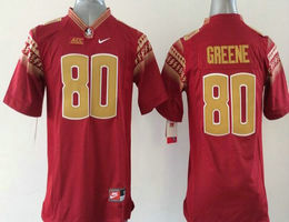 Youth Florida State Seminoles #80 Rashad Greene Red Authentic Stitched NCAA Jerseys