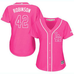 Youth Los Angeles Dodgers #42 Jackie Robinson pink  jersey