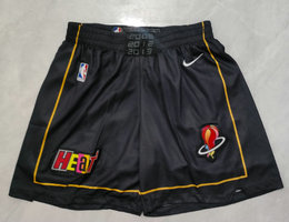 Youth Miami Heat Black NBA Shorts