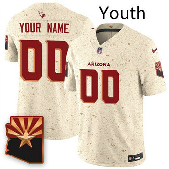 Youth Nike Arizona Cardinals Custom Black Rivalries Authentic stitched NFL jersey
