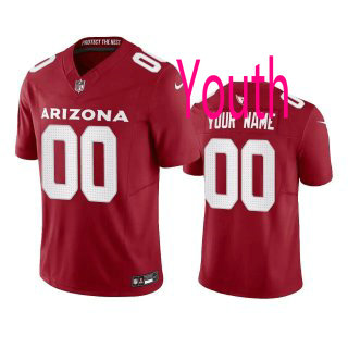 Youth Nike Arizona Cardinals Customized Red 2023 F.U.S.E Vapor Untouchable Authentic Stitched NFL Jersey