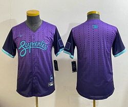 Youth Nike Arizona Diamondbacks Blank Purple 2025 City MLB Jersey
